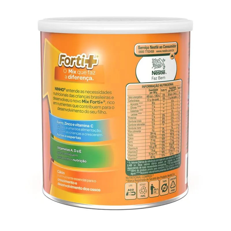 Ninho Zero Lactose Lata 380g