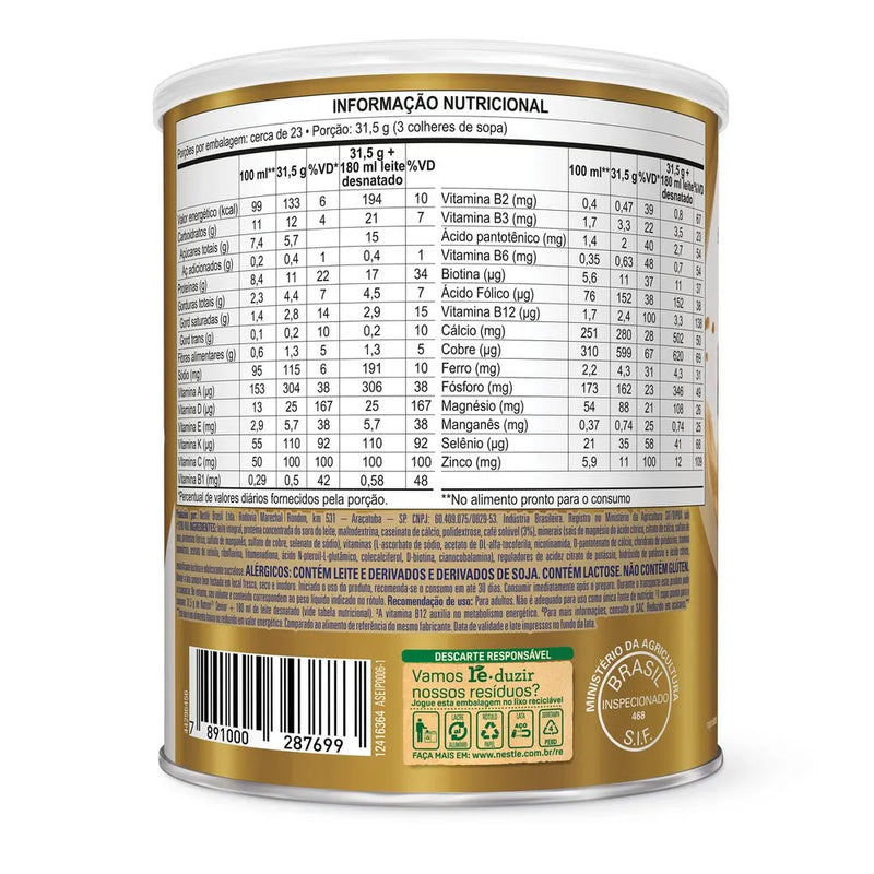 Nutren Senior Complemento Alimentar Café com Leite 740g