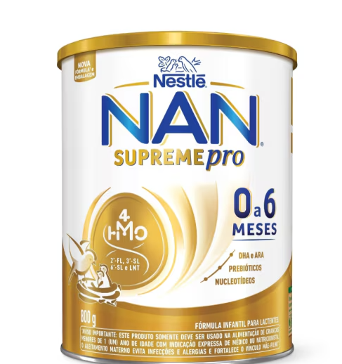 Fórmula Infantil Nan Supreme Pro 0 a 6 Meses 800g